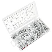 Performance Tool 240-Pc Zinc Nuts & Bolts Assortment W5334